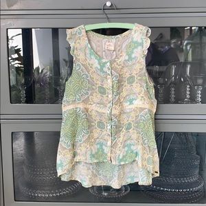 O’Neill boho tank blouse, never worn.